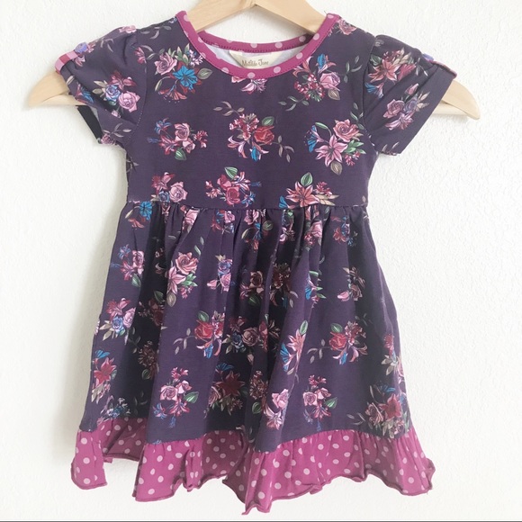 matilda jane purple floral dress